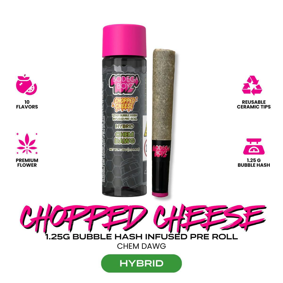 Bodega Boys - Chem Dawg - 1.25g Infused Preroll | Balanced Hybrid | 29.6% THC