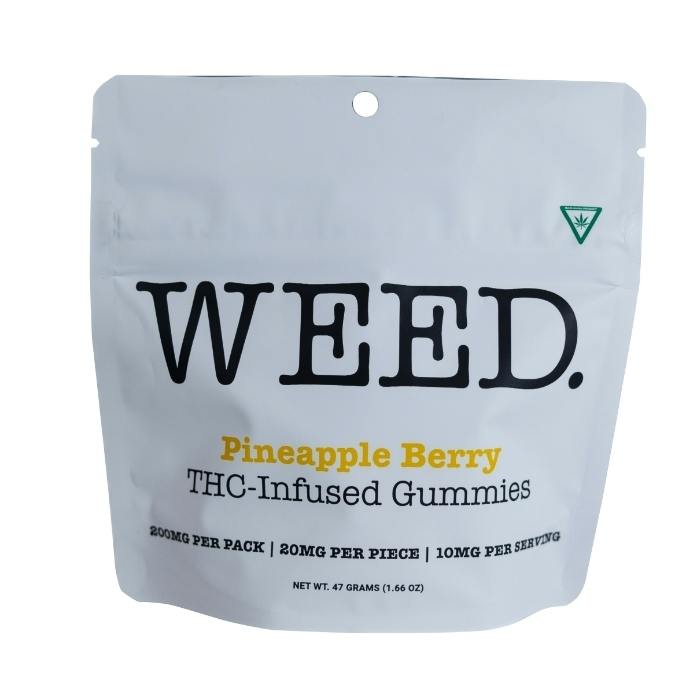 Weed. - Gummies - 200mg - Pineapple Berry at Cloud Cannabis Cedar Springs Dispensary