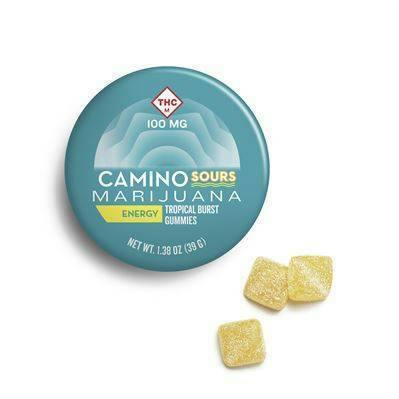 100MG SOUR TROPICAL BURST 2:1 THC:THCV GUMMIES