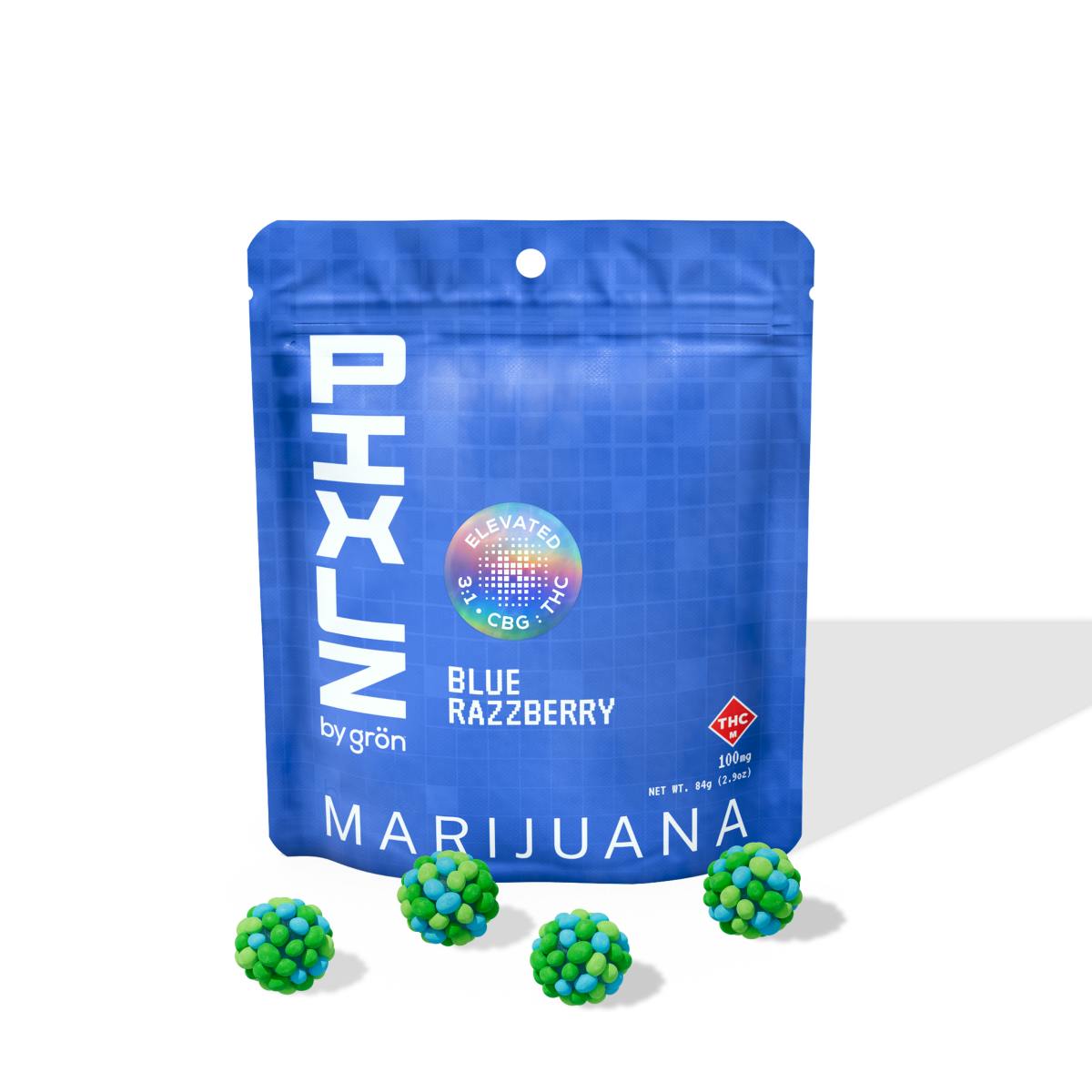 100MG BLUE RAZZBERRY 3:1 (CBG:THC) CANDY