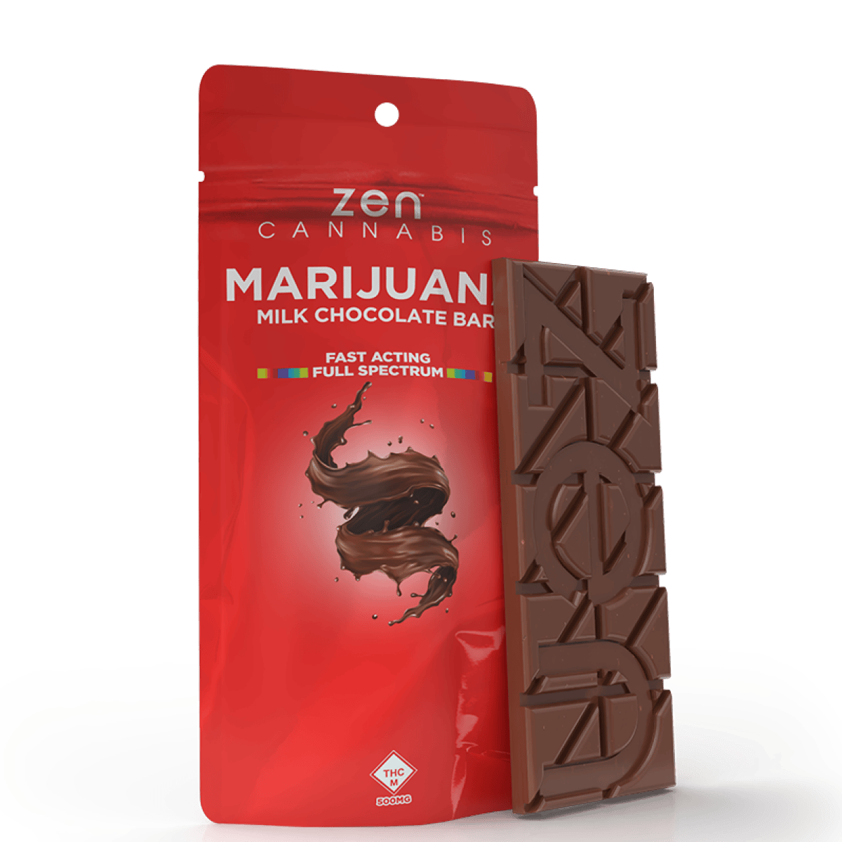 ZEN CANNABIS 500MG MILK CHOCOLATE BAR
