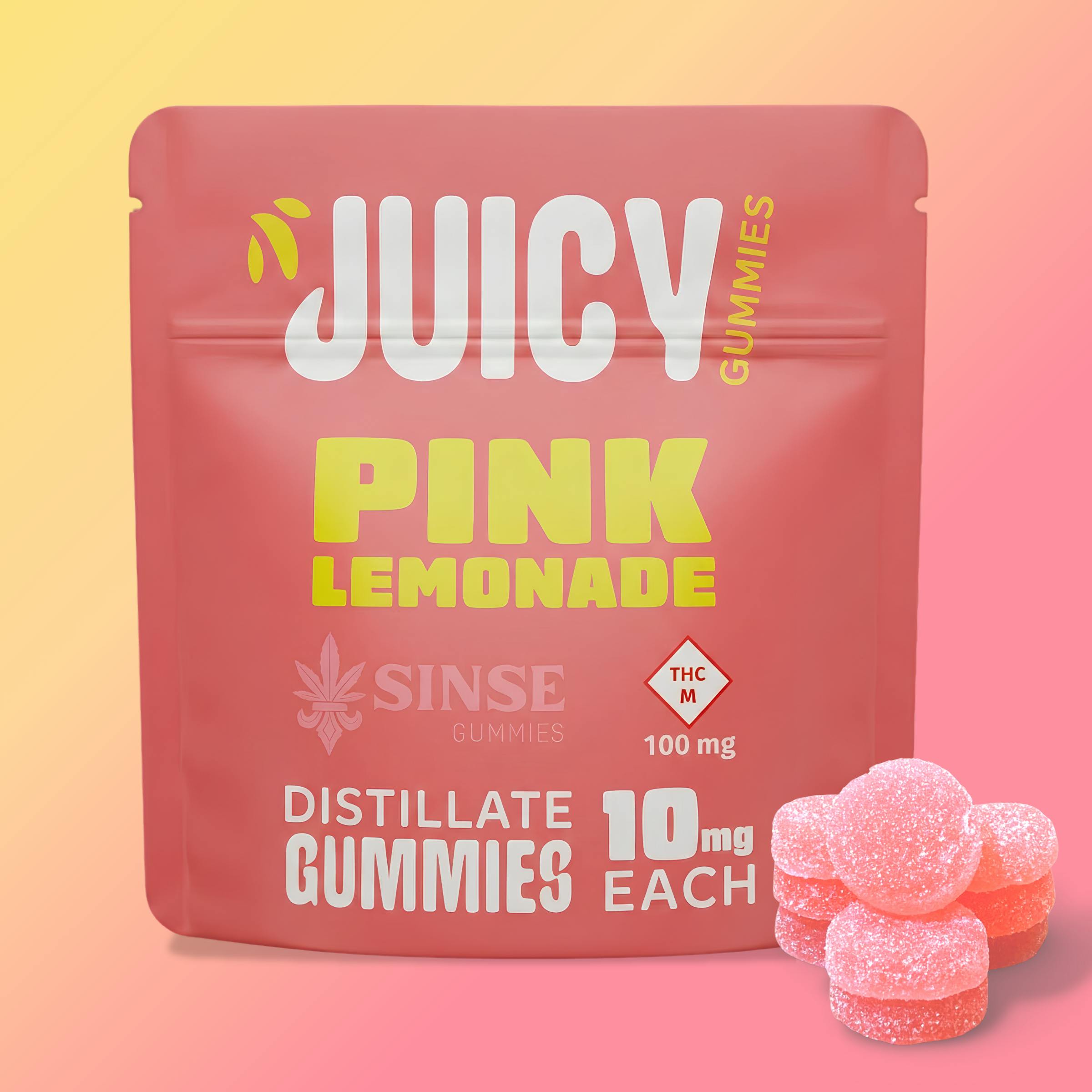 100MG PINK LEMONADE JUICY GUMMIES