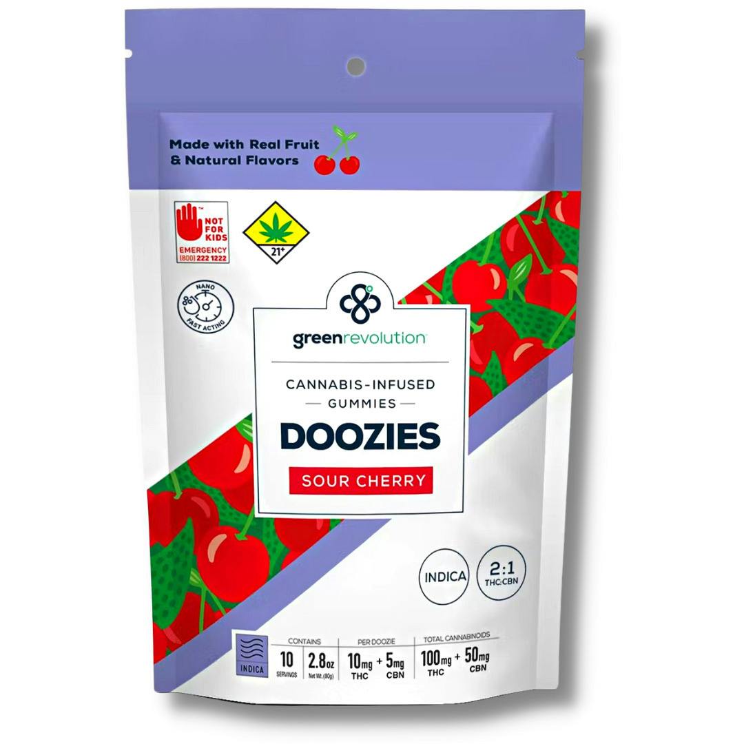Rainier Cherry 2:1:1 CBD/CBC/THC 10pk Gummy Edible (Doozies)