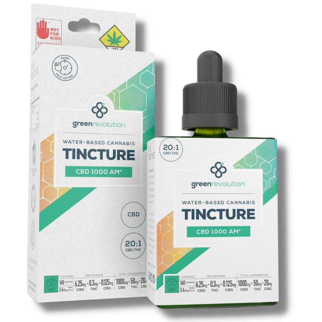 Nano Nighttime 25:1:10 CBD/THC/CBN Tincture 3.4oz (Green Revolution)