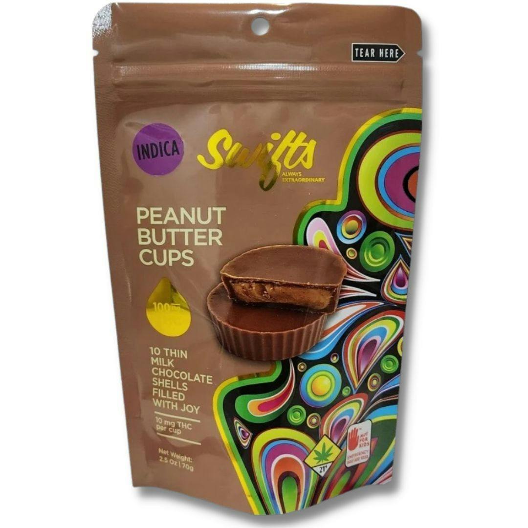 Milk Chocolate Sativa Peanut Butter Cups 100mg Edible (Swifts)