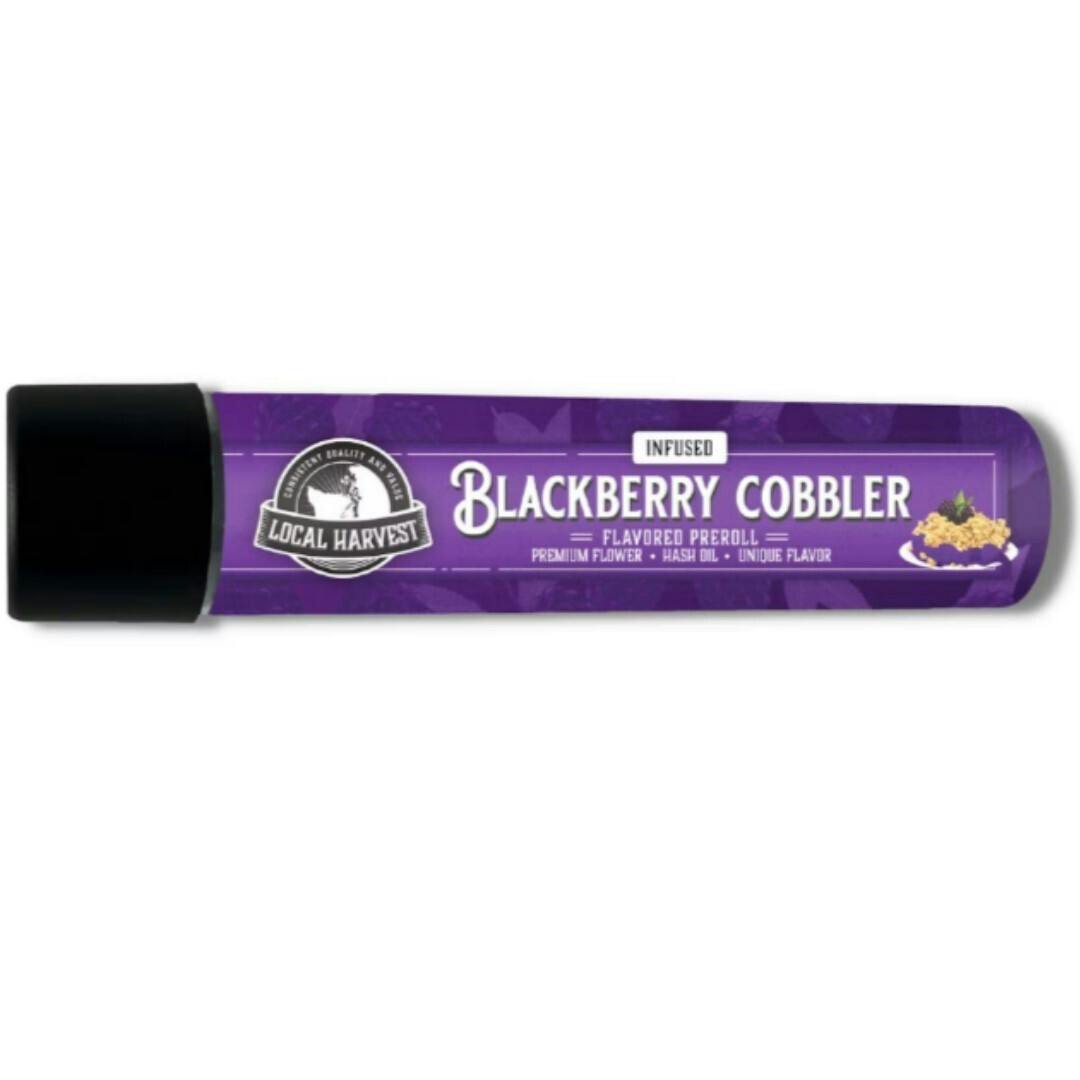 Blackberry Cobbler 1g Infused Pre Roll (Local Harvest)