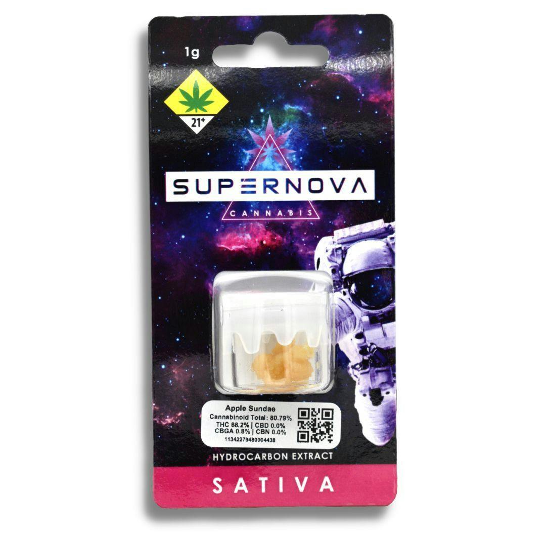 Sativa 3pk/3g Wax Concentrate (Supernova)