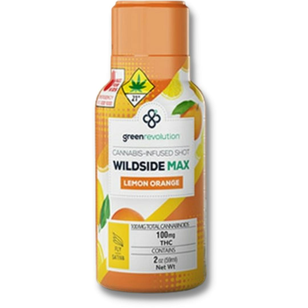 Raspberry Max Fly 100mgTHC +5mg CBG Infused Shot (Wildside)