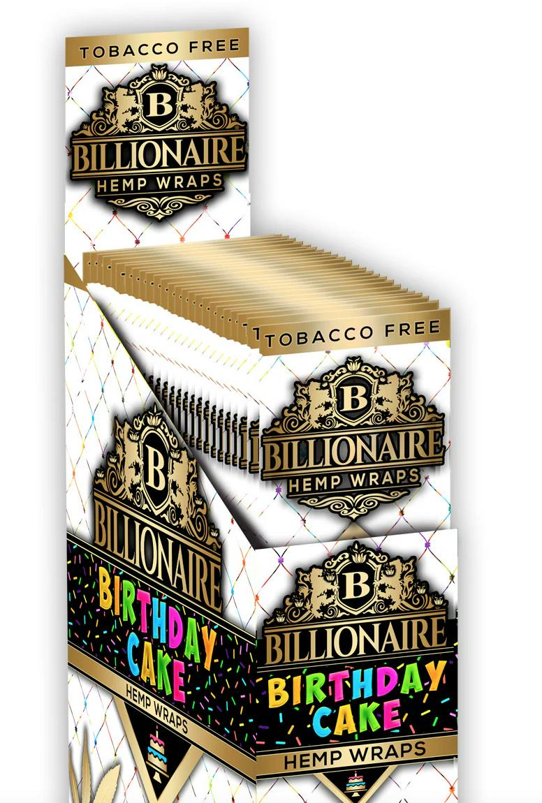 BILLIONAIRE - HEMP WRAPS - BIRTHDAY CAKE