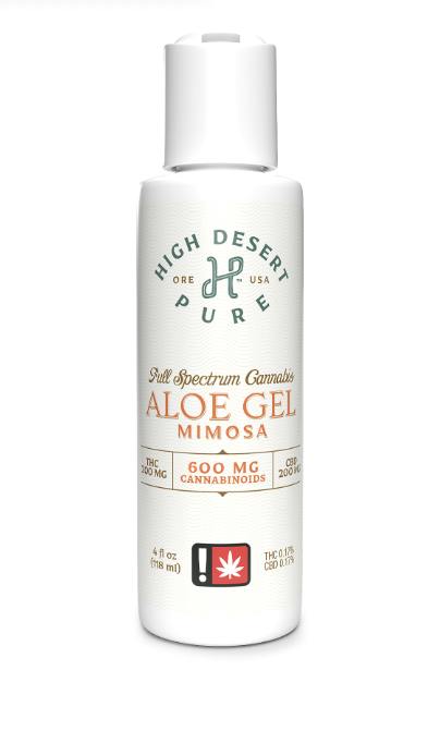 HIGH DESERT PURE - TOPICAL - PURE MIMOSA ALOE GEL 600MG 1:1