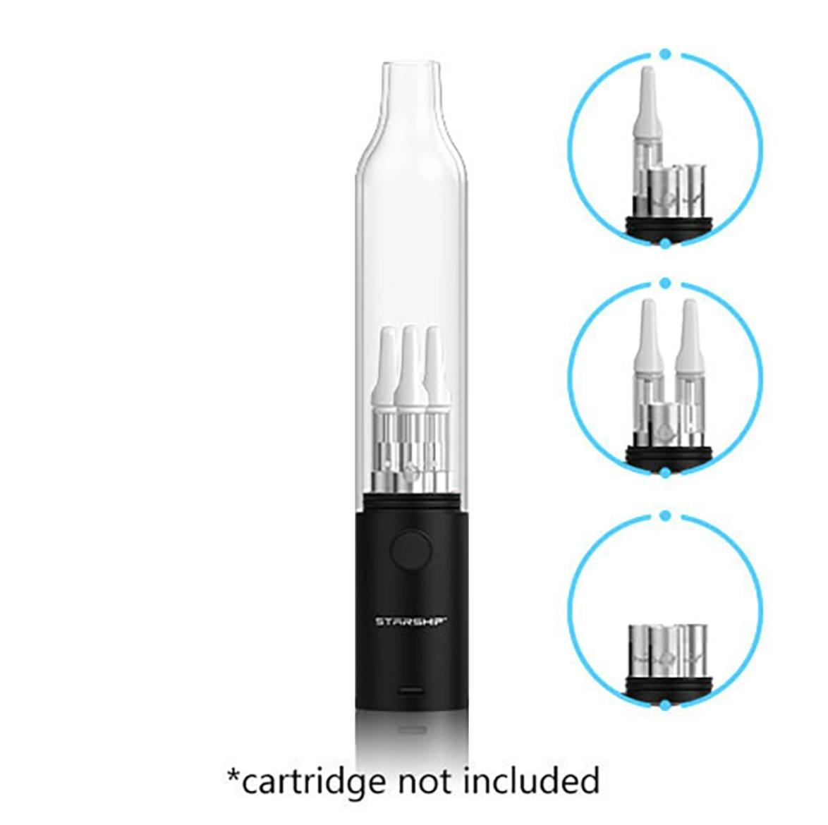 HAMILTON DEVICES - BATTERY - 510 THREAD - STARSHIP - BLACK