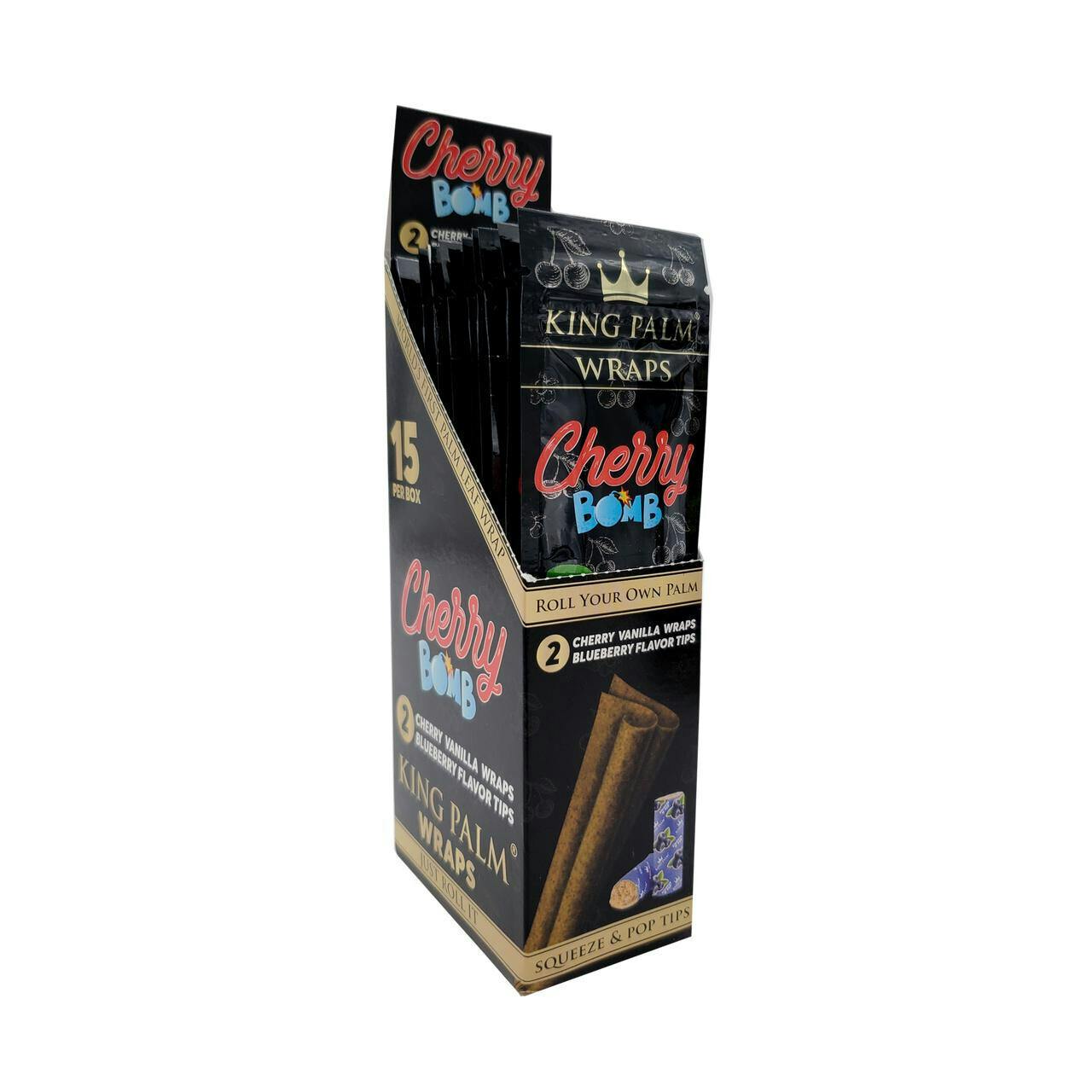 KING PALM - LEAF WRAPS - CHERRY BOMB XL