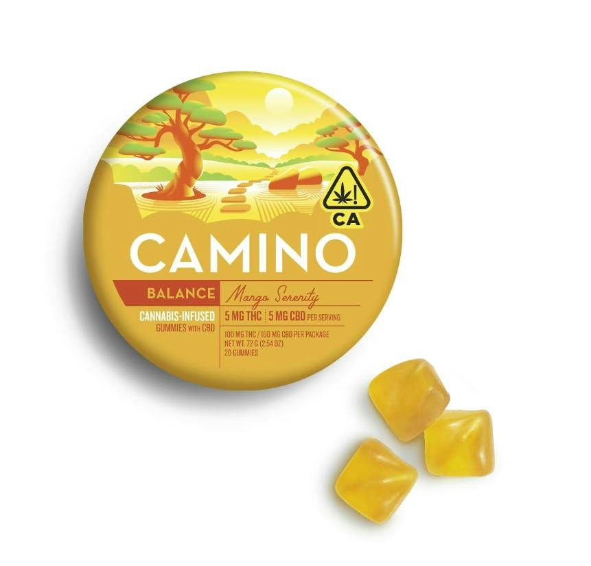 Balance | Mango Serenity THC:CBD 1:1 Gummies | 100mg | 20ct | 5mg/ea