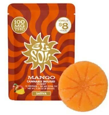 El Sol - Mango | 100mg Single Gummy