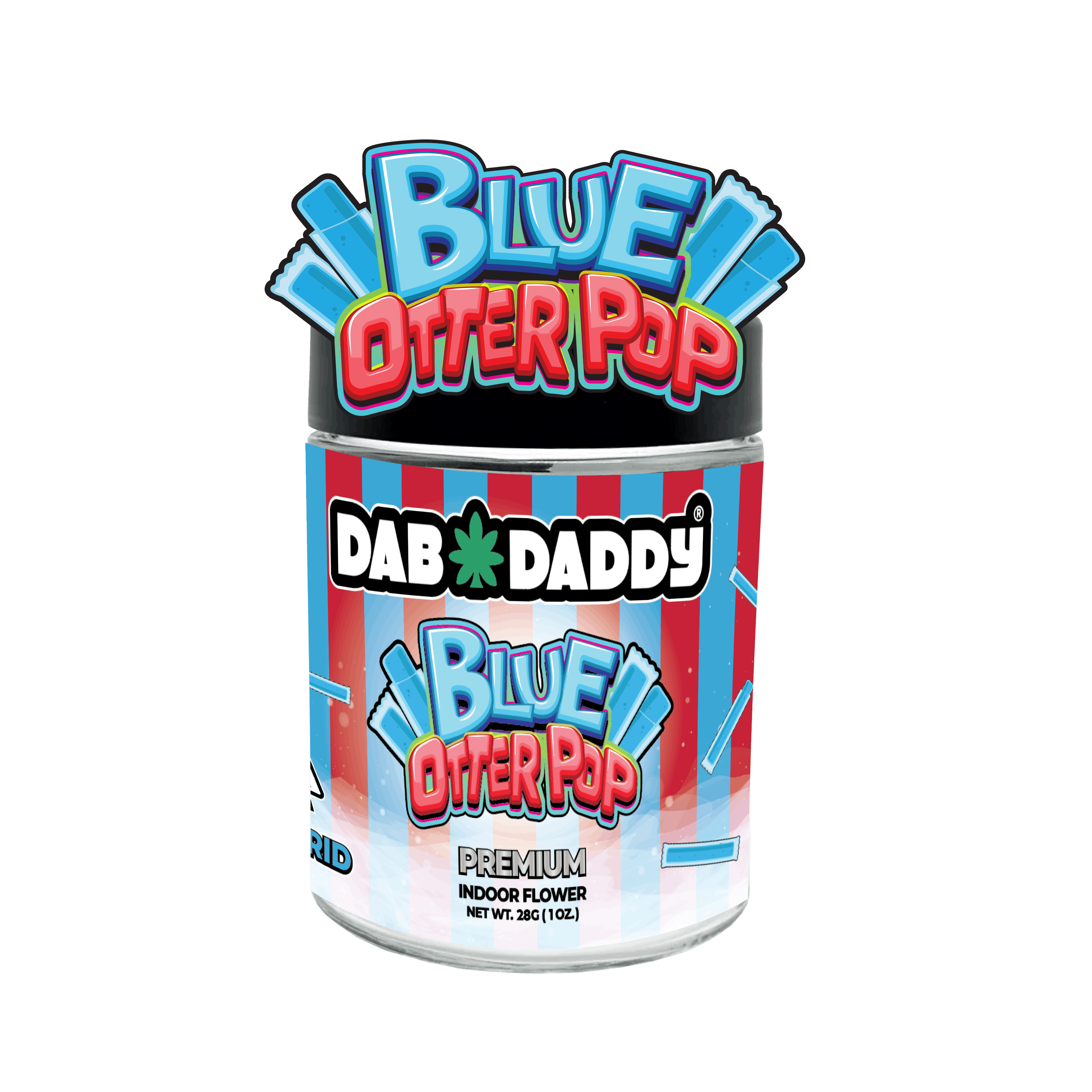 Dab Daddy Ⓡ - Blue Otter Pop: 3.5 Items