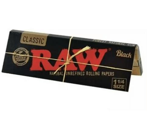 RAW - 1 1/4 Papers | Classic Black