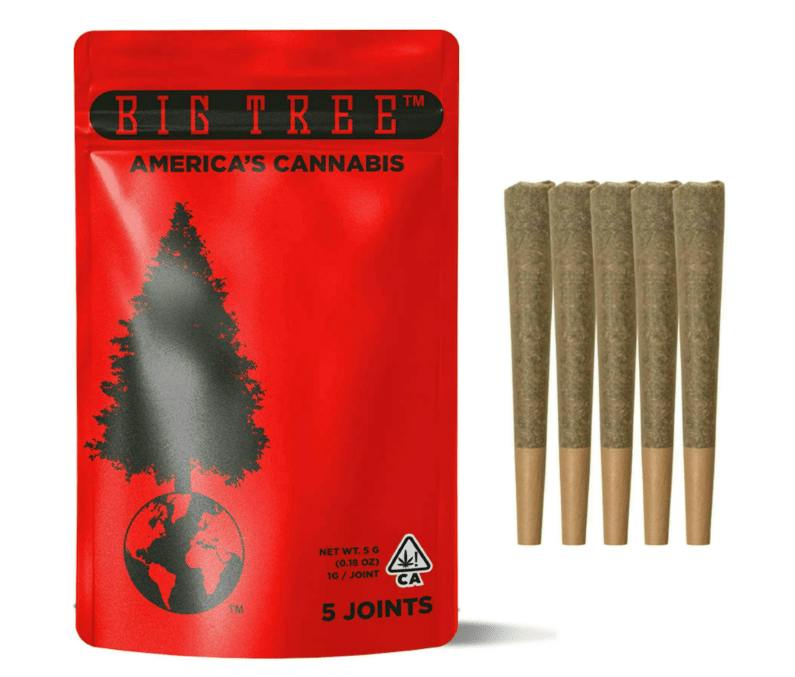 Big Tree - Lemon Thai | 1g x 5 Pre-Roll Pack - 5 grams