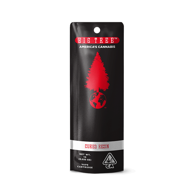 Big Tree - Sour Raspberry | 1g Cured Resin Vape Cartridge - 1 gram