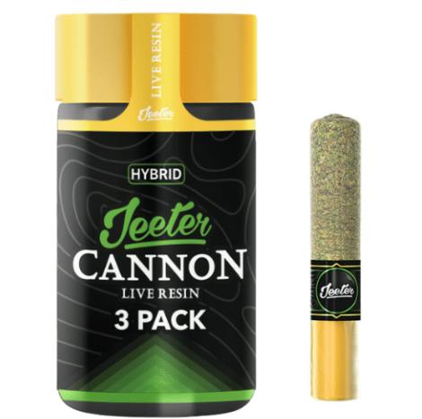 Jeeter - Alien OG | .5g x 3 Live Resin Infused Cannon Pre-Roll Pack - 1.5 grams