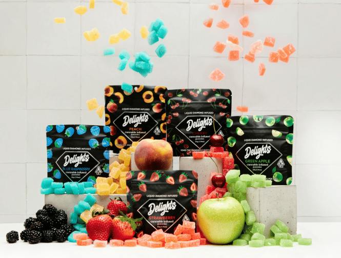 Delights Gummies - Spicy Pina | 100mg Liquid Diamond Gummies