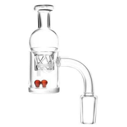 Pulsar Quartz Banger & Helix Carb Cap Comb w/ Terp Beads