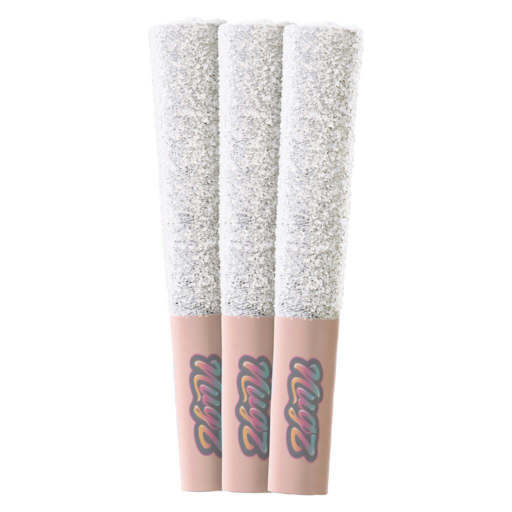 Nugz - FLAVOUR BOMB 50 Atomic Peach Diamond Infused Pre-Roll - 3x0.5g