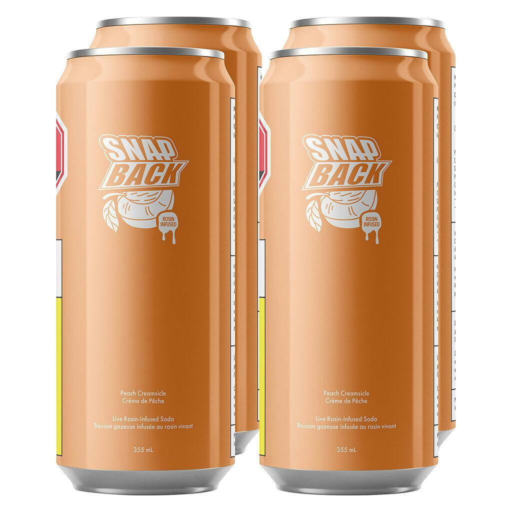 Snap Back - Rosin-Infused Peach Creamsicle - 4x355ml