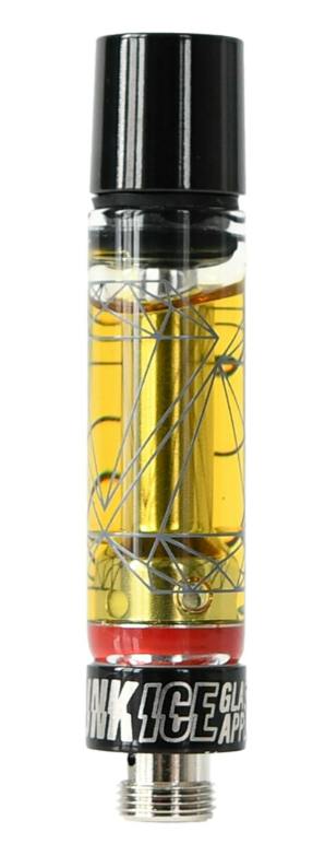 DEBUNK ICE - Glass Apple Liquid Diamonds 510 Thread Cartridge - Hybrid - 1g