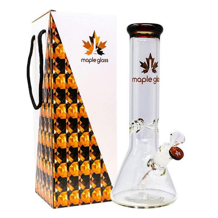 MAPLE GLASS ICE CATCHER 12IN BONG