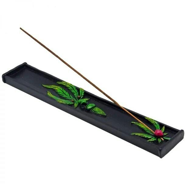 Fantasy Gifts Flat Man Weed Leaf Face Incense Burner