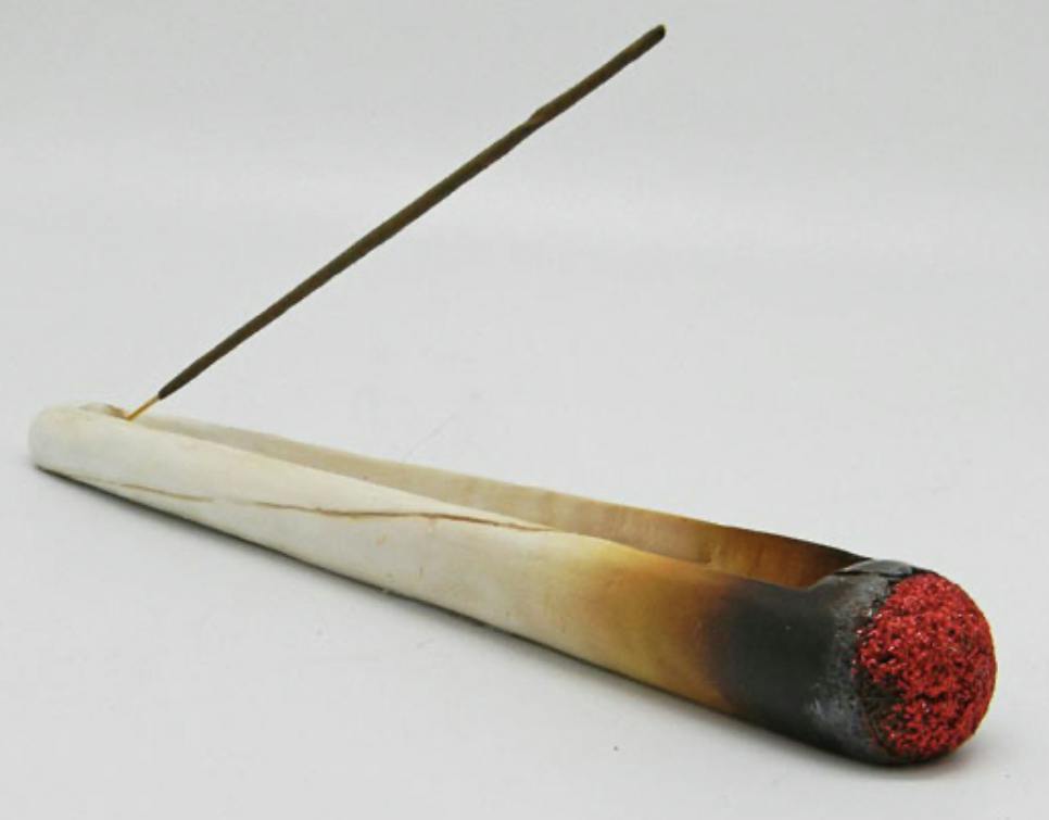 BURNING CIGARETTE INCENSE HOLDER