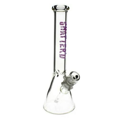 SHATTER'D 12 IN BEAKER BONG PURPLE