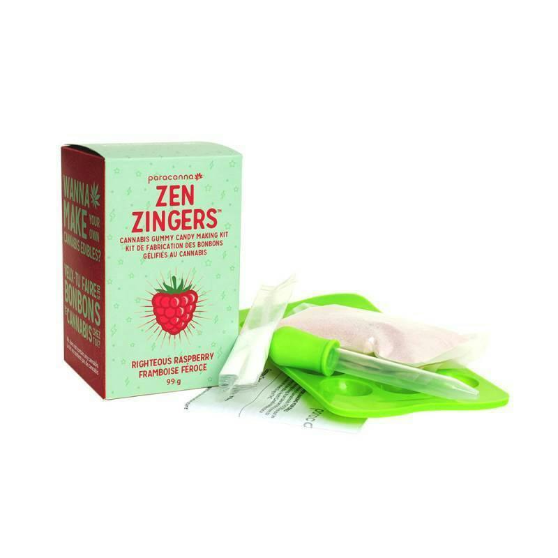 PARACANNA ZEN ZINGER GUMMY MAKING KIT Righteous Raspberry 99g