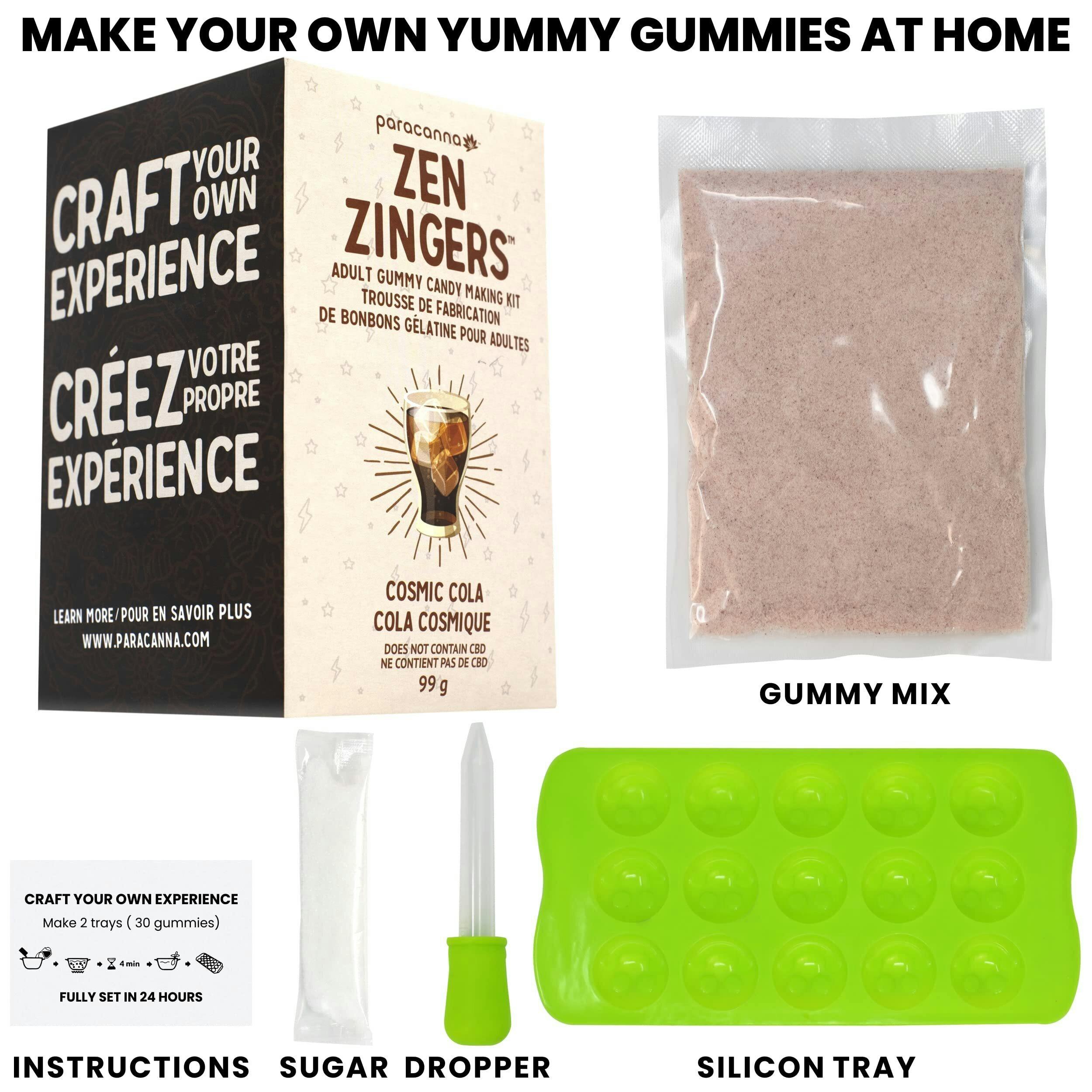 PARACANNA ZEN ZINGER GUMMY MAKING KIT Cosmic Cola 99g