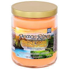 SMOKE ODOR PEACE RIVER 13OZ CANDLE