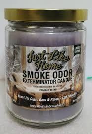 SMOKE ODOR JUST LIKE HOME 13OZ CANDLE