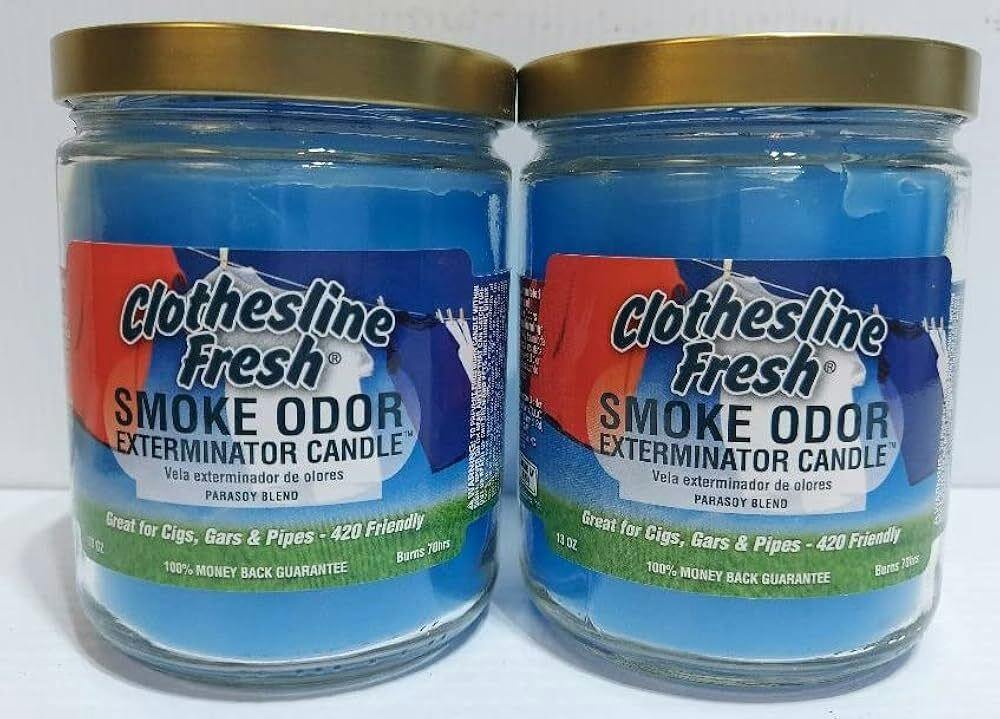 SMOKE ODOR CLOTHESLINE FRESH 13OZ CANDLE
