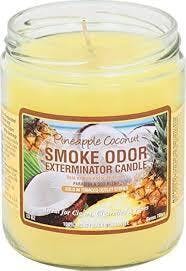 SMOKE ODOR PINEAPPLE COCONUT 130Z CANDLE