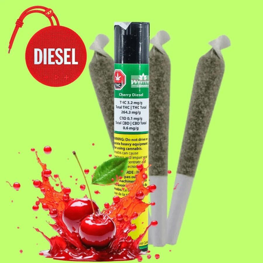 WESTERN CANNABIS CHERRY DIESEL 1X0.5G