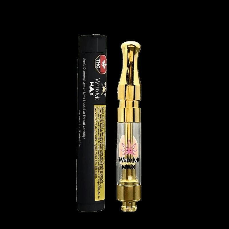 WEED ME MAX 510 CART LIQUID DIAMOND Lemon Lime Slush1g