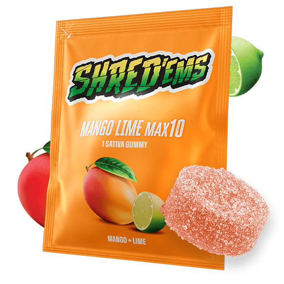 SHREDEMS MANGO LIME MAX 10MG