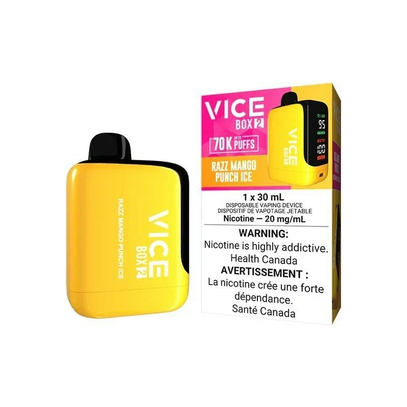VICE BOX 2 70K MB EXCISE Razz Mango Punch Ice