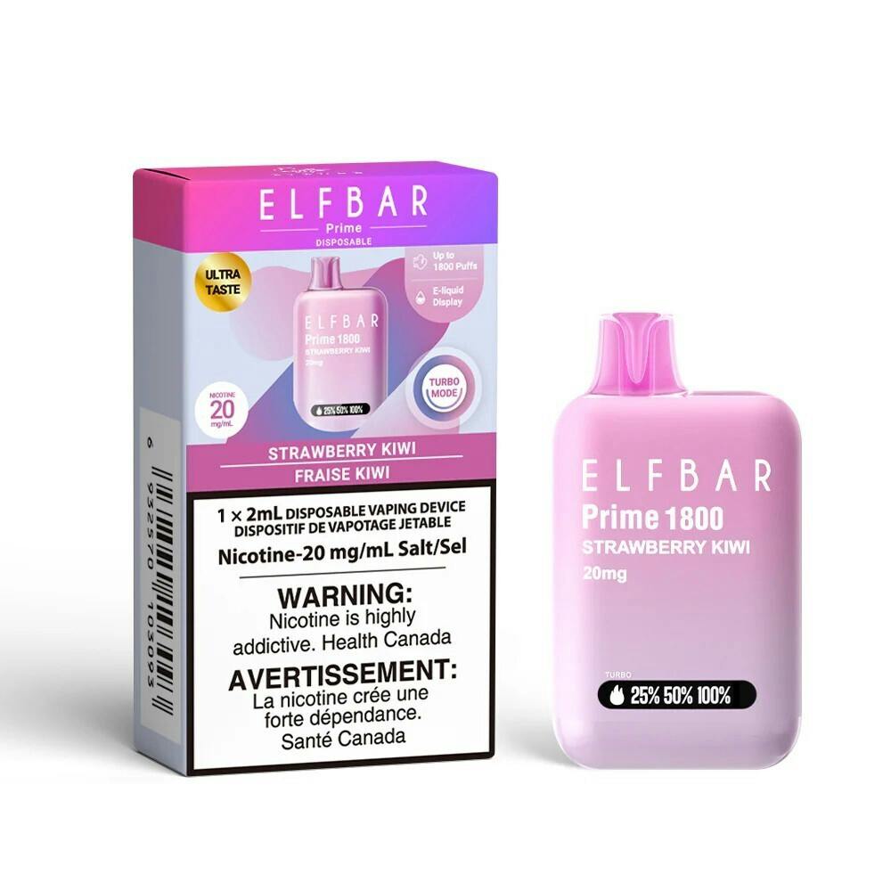 ELFBAR PRIME 1800 MB EXCISE STRAWBERRY KIWI