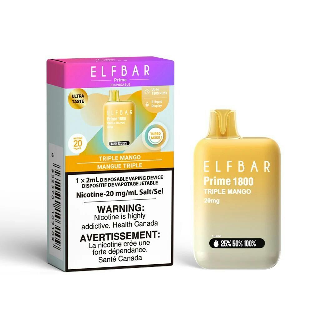 ELFBAR PRIME 1800 MB EXCISE TRIPPLE MANGO