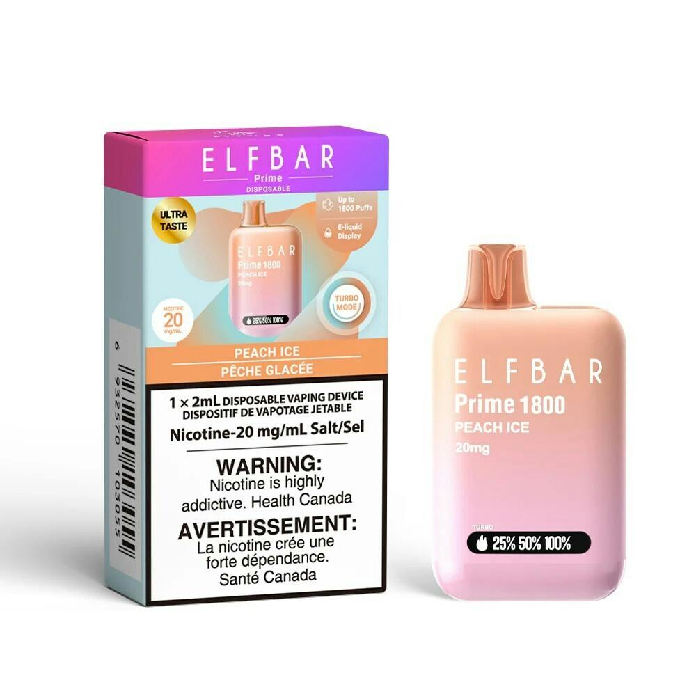 ELFBAR PRIME 1800 MB EXCISE PEACH ICE