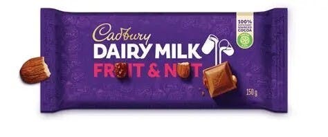 cadbury fruit & nut