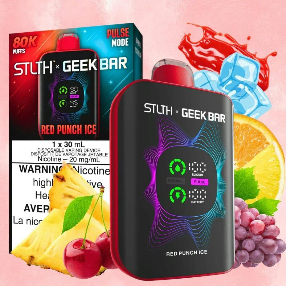 STLTH X GEEK BAR 80K RED PUNCH ICE