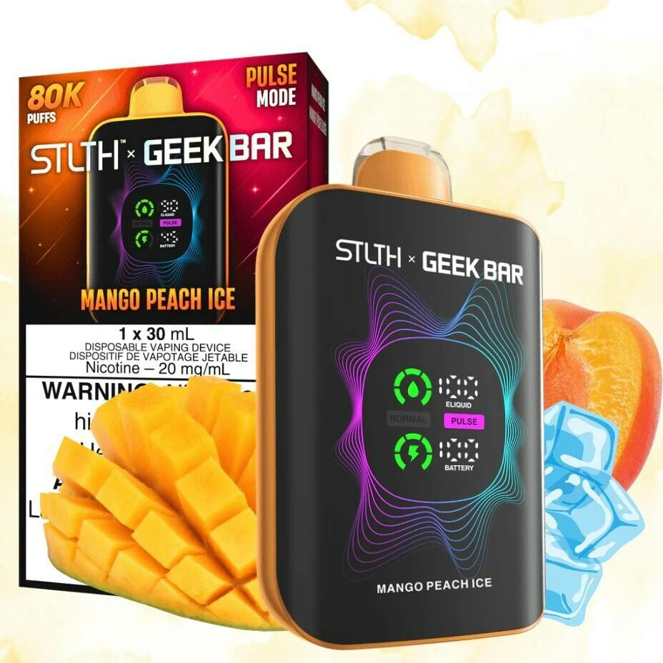 STLTH X GEEK BAR 80K MANGO PEACH ICE
