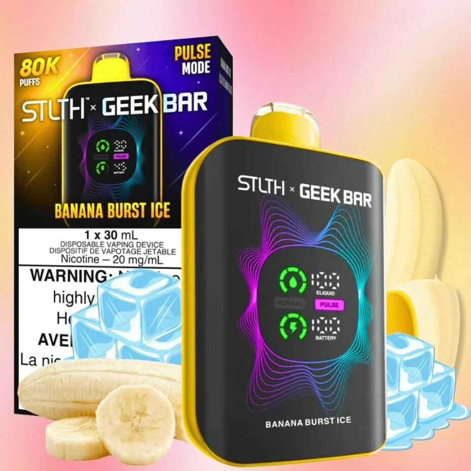 STLTH X GEEK BAR 80K BANANA BURST ICE