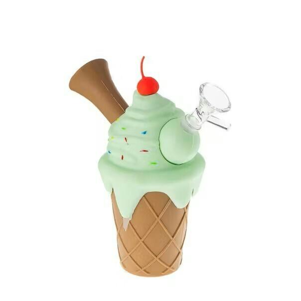 ICE CREAM CONE SILICON BONG